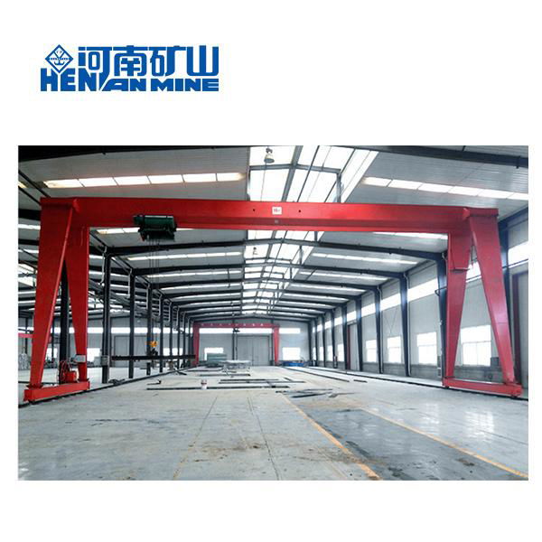 MH Type Outdoors 5ton 10ton Single Girder Electric Hoist Gantry Crane 5