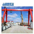 MH Type Outdoors 5ton 10ton Single Girder Electric Hoist Gantry Crane