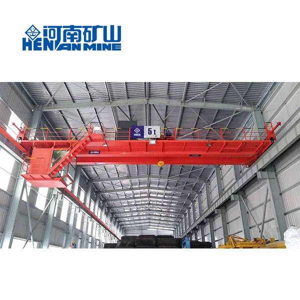 Henan Kuangyuan Cabin Control 20ton QD Electric Double Beam Bridge Crane  2