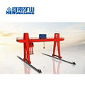 40 ton A Frame Double Beam Electric Rail Mounted Gantry Goliath Crane 4