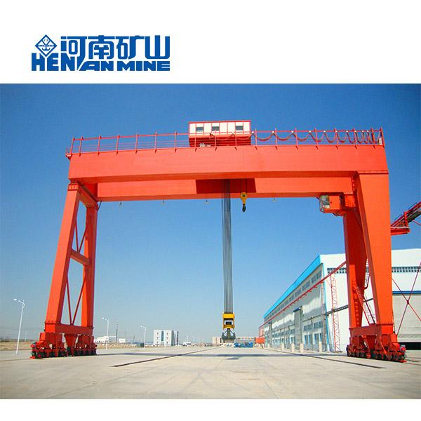 40 ton A Frame Double Beam Electric Rail Mounted Gantry Goliath Crane