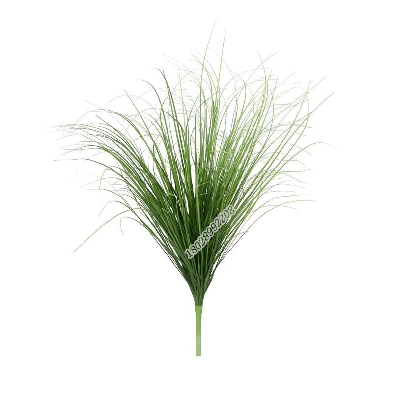 樹貓阻燃仿真洋蔥草60cm小號彎草把束假綠植蘆葦草室內假花裝飾