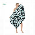 Changing Robe Towel Poncho with Hood Sleeve Pocket for Surfer Swimmer towel 2