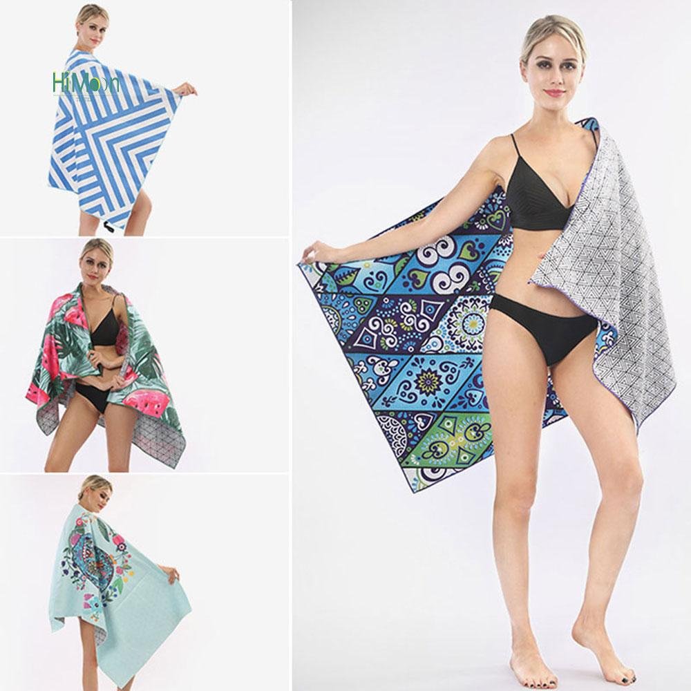 Changing Robe Towel Poncho with Hood Sleeve Pocket for Surfer Swimmer towel