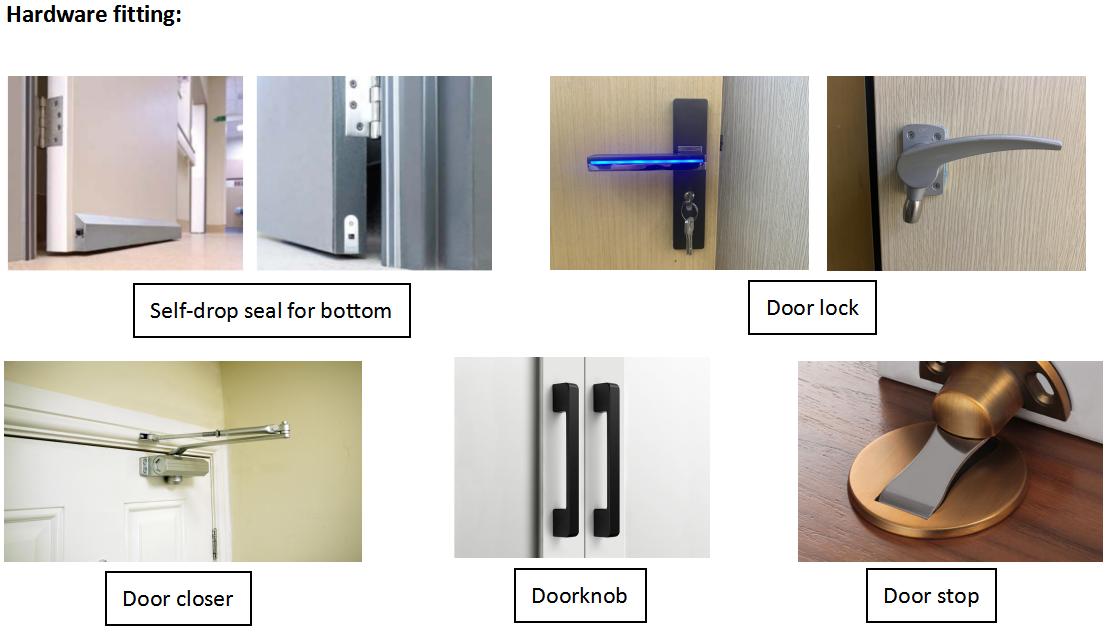 acoustic soundproof wood door 4