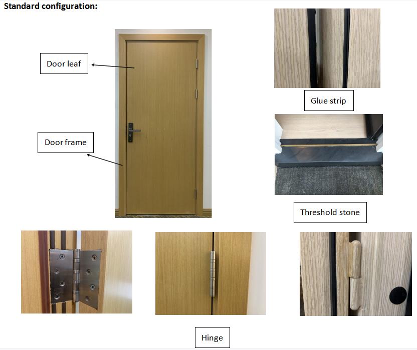 acoustic soundproof wood door 5