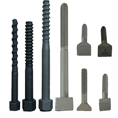 Rail Bolts, Tunnel Bolts, T-bolts for Railway Track Fastening