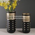 Light Luxury Creative Metal Craft Vase