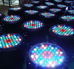 54pcs 3W RGBW Waterproof Led Par Light