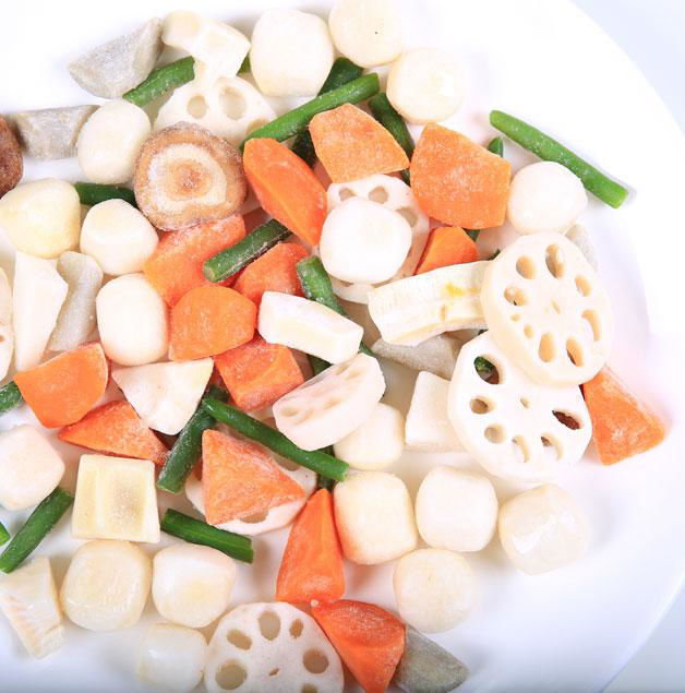 Frozen Mixed Vegetables Frozen Octopus Dice