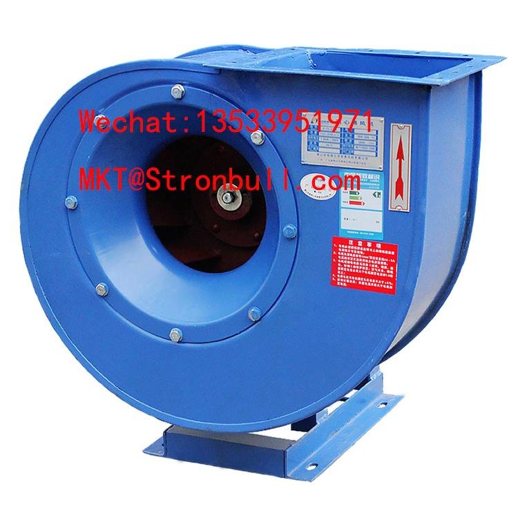 STRONBULL 4-72 industrial centrifugal fan 3 Phase carbon steel air exhausting bl