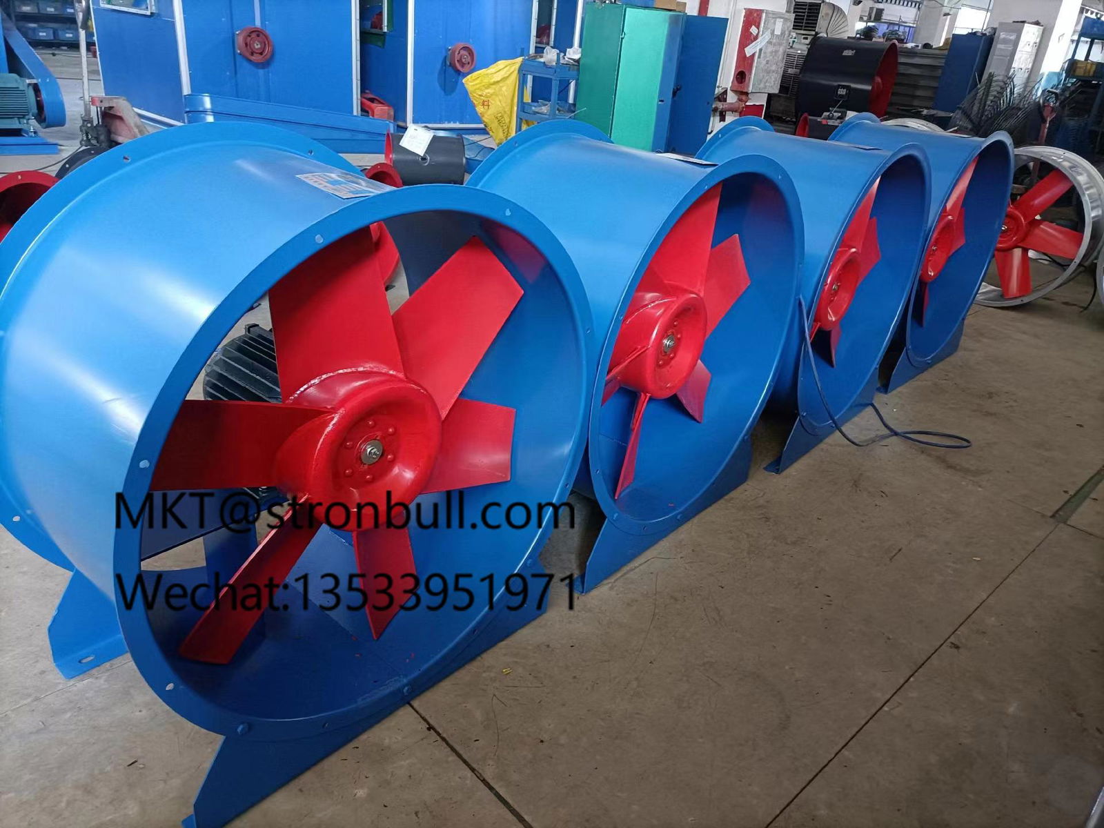 Stronbull Ventilator EG Axial Fan for Industrial Pipeline Supply and Exhaust Ven 3