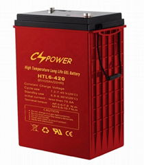 CSPOWER (HTL6-420) Long life 6V 420Ah High Temperature Deep Cycle Solar Gel Batt