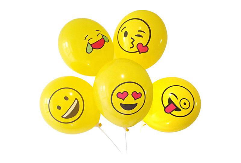 Custom Emoji Latex Balloon