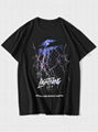 Men Letter & Lightning Print Tee 2