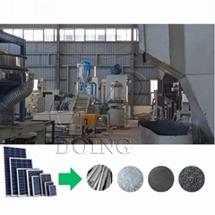 photovoltaic panel recycling machine