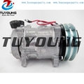 SD7H15 4643 auto ac compressors VOLVO CLAAS LANCIA FIAT 84018087 2