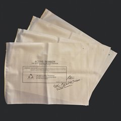 Custom plastic packaging bags with zipper for clothing