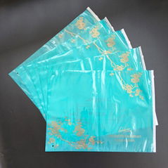 Custom Pe Cpe plastic packaging bags with zipper for clothing