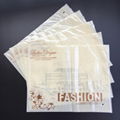 Plastic packaging bags with zipper for