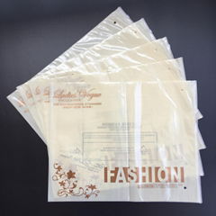 Plastic packaging bags with zipper for clothing 