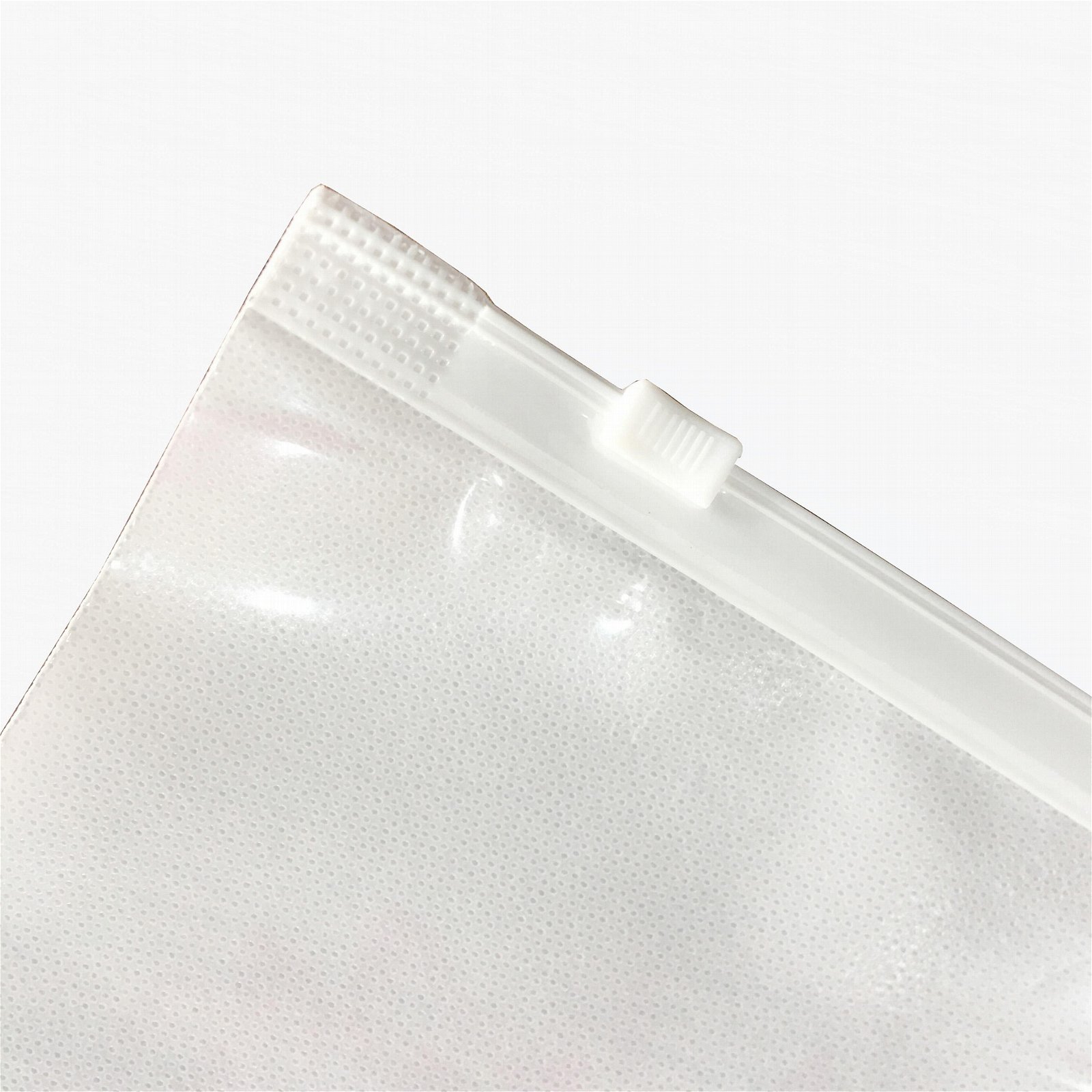 Custom cpe pe plastic packaging bags with zipper for clothing 3