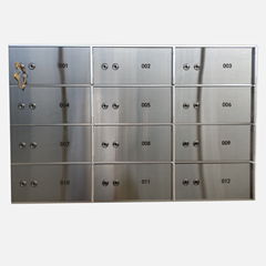 External Stainless Steel Safe Deposit Box