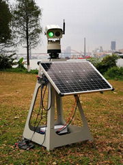 1000mW全自動太陽能驅鳥器4G高清監控攝像頭APP控制