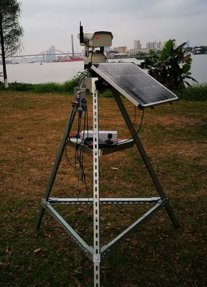 1000mW全自动太阳能驱鸟器4G高清监控摄像头APP控制 3