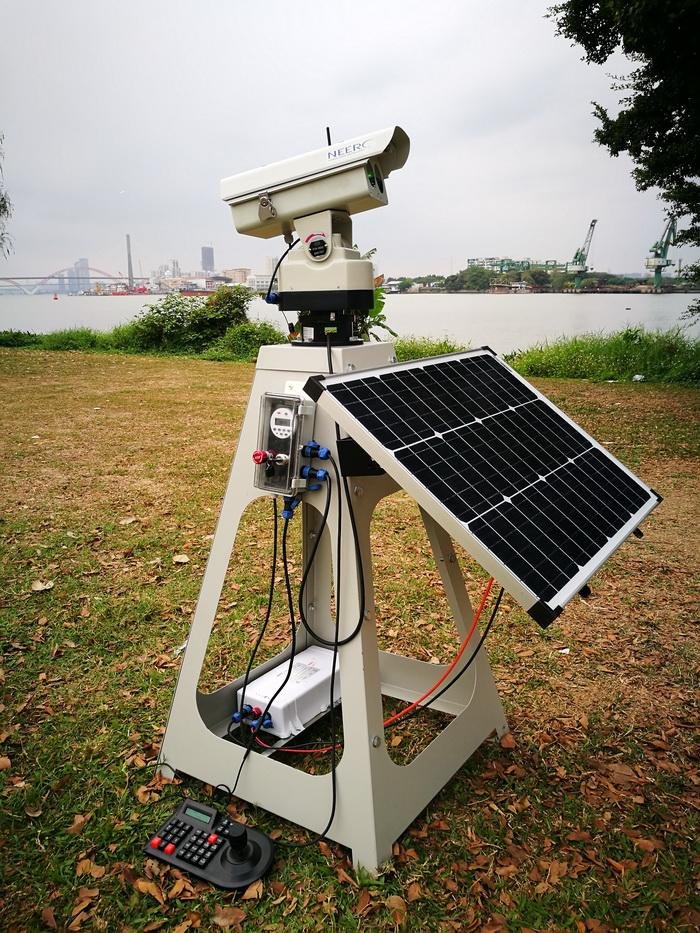 1000mW全自动太阳能驱鸟器4G高清监控摄像头APP控制 2