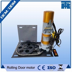 Electric rolling door operators with remote controller