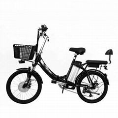 24 inch green power city electric bike 36v 250w  