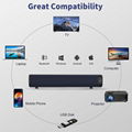 Protable Soundbar Support Bluetooth,AUX,Optical fiber,USB 30W Speakers factory