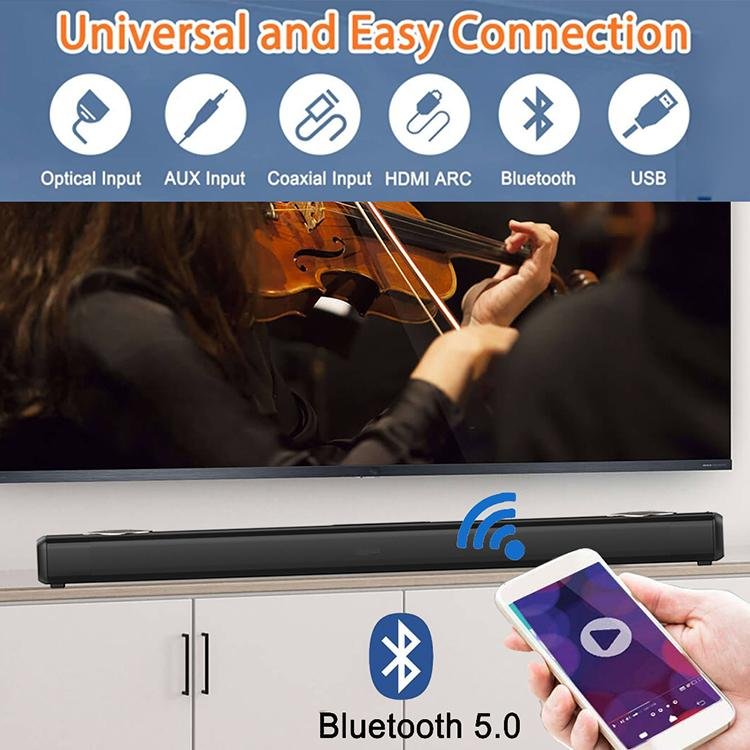 New design fashion TV sound bar 2.1 channel  home theater system    2