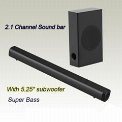 Bluetooth soundbars with external subwoofer box