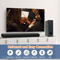 Bluetooth soundbars with external subwoofer box 2