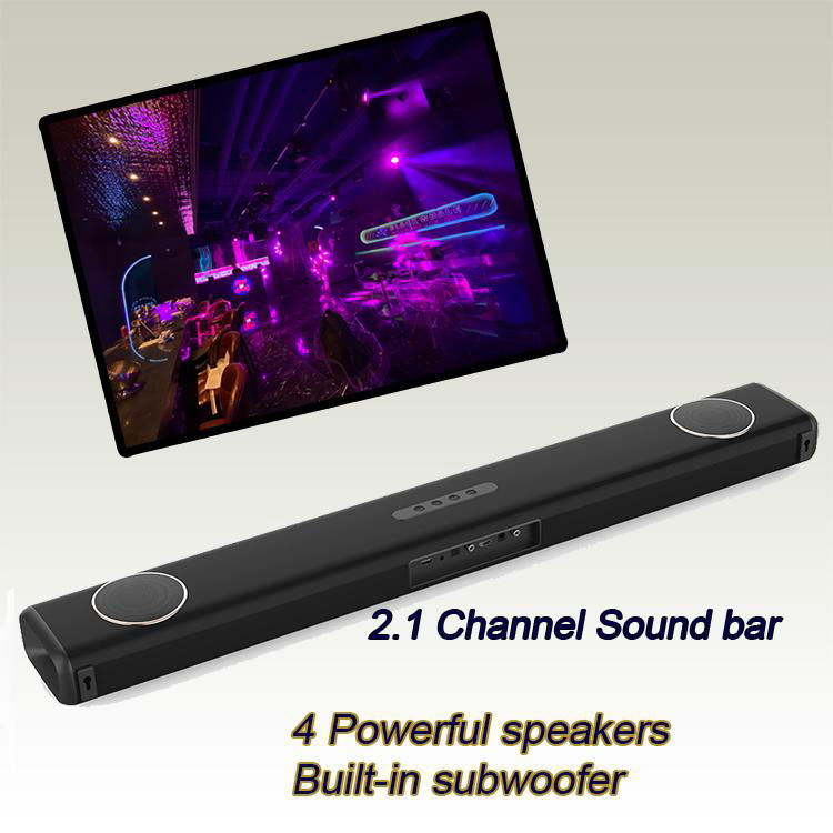 2021 Newest 2.1 Channel Soundbar Home theater system  5