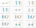 Hot selling earrings, 925 Sterling Silver jewelry 2