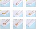925 silver material, hot-selling necklaces in silver, gold, rose gold colors 1