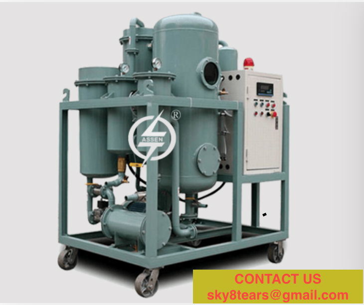 ISO Approval Fireresistance Engine Oil Filter, Mineral Oil Purification Machine TYA ASSEN