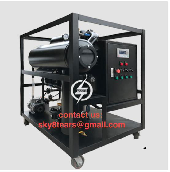 Dissolved Water Removal Completely Transformer Oil Filtration Machine