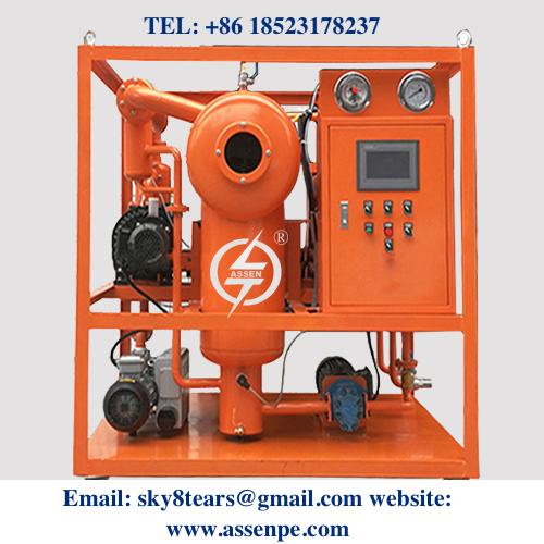 CE Qualified 1000-3000L/h Flow Rate Convert Vacuum Transformer Oil Purifier 