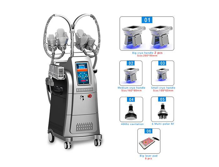 New Vertical cryo 4 handle      Cryolipolysis Machine Manufacturer    2