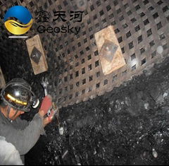 煤礦未采搬家撤面用煤礦井下用聚酯纖維增強塑料網頂