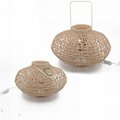 Wholesale handmade natural Woven Bedroom Chandelier Modern Ceiling Lampshad