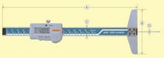 Japan KANON Nakamura Digital Display Fine Hole Depth Caliper E-TH15B