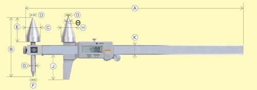 Japan KANON Nakamura Digital Hole Distance Caliper E-RM(