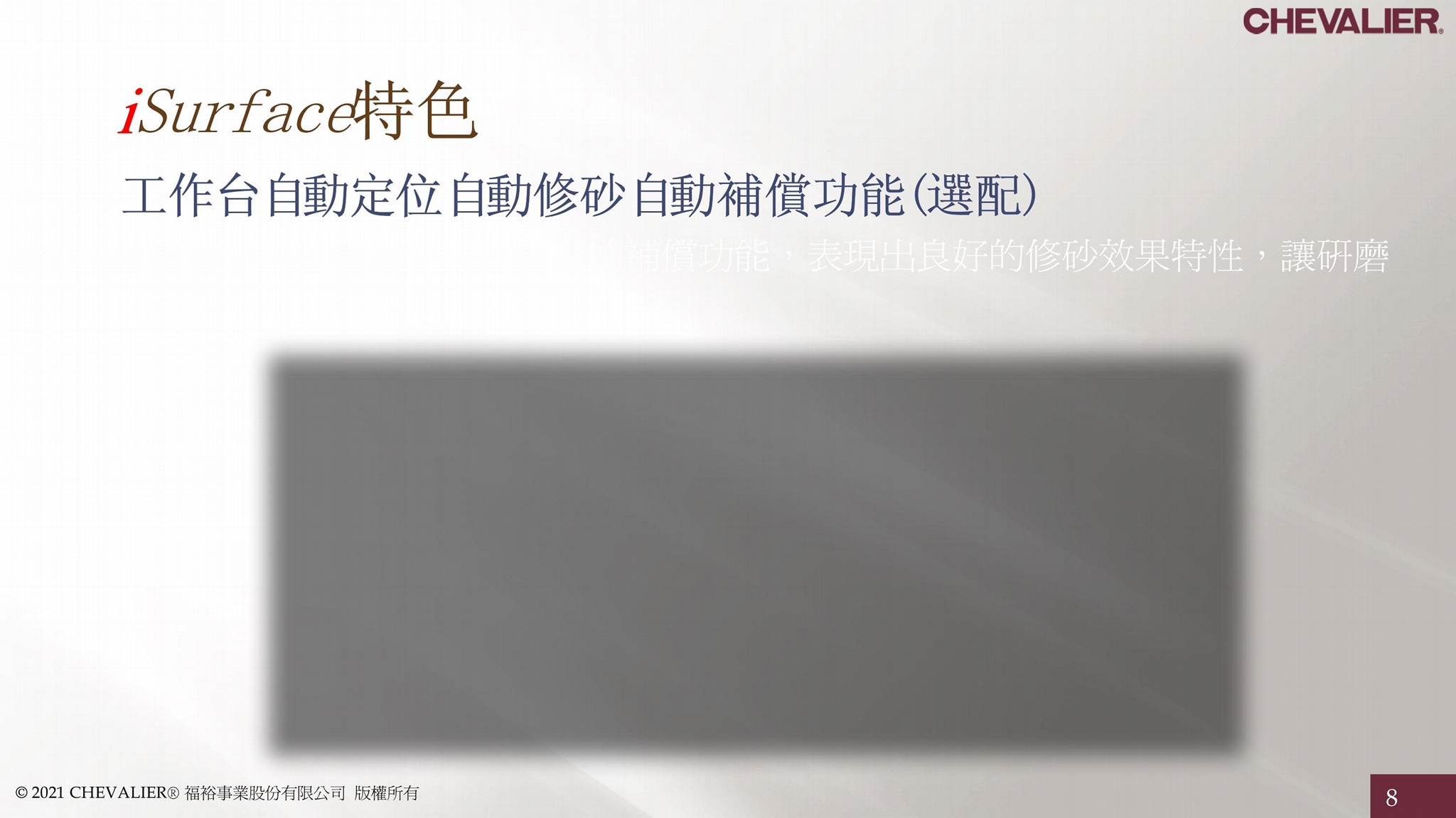 全新的FSG-ADIV系列-iSurface控制系統-自動定位-自動修砂-自動補償功能 5
