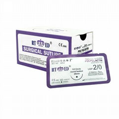 Absorbable sterile polyglactin 910(PGLA) suture with needle