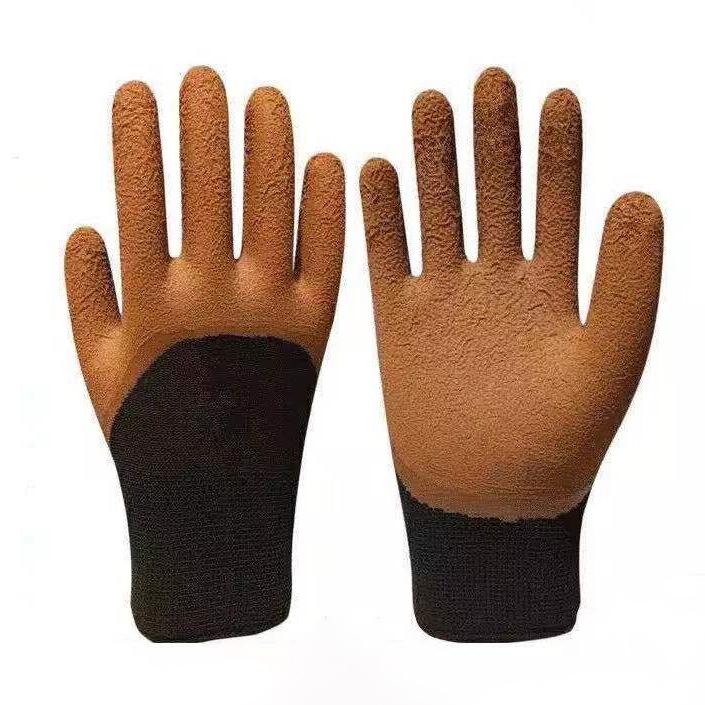 work gloves latex coated safety gloves